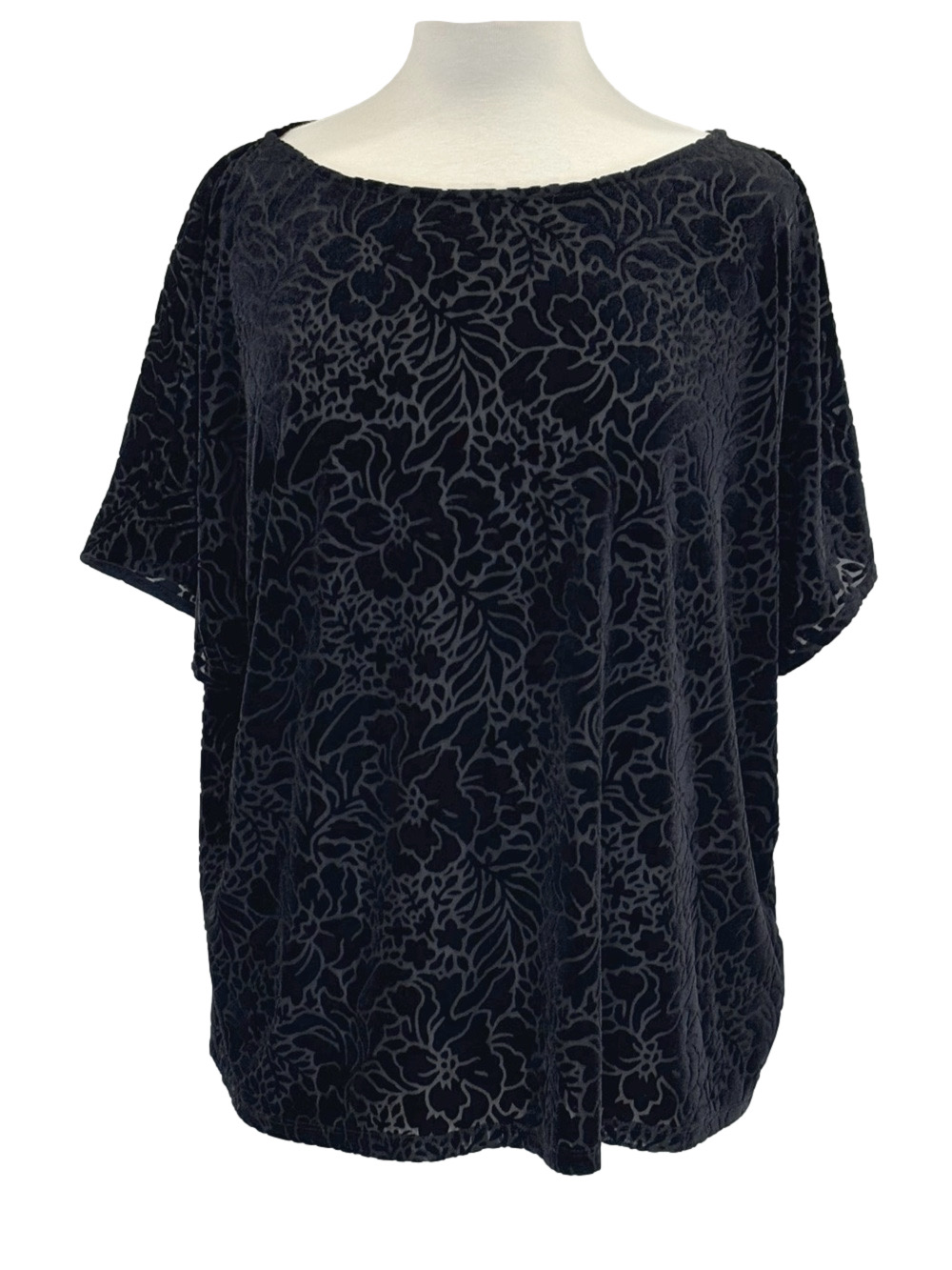 Ralph Lauren black velvet top